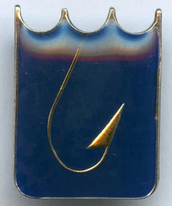 Schweden Angeln Vintage Anstecker Pin schöne Erhaltung!!! - Bild 1 von 2