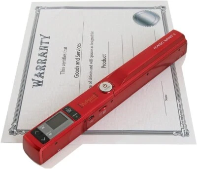 VuPoint Solutions Magic Wand II Portable Scanner - ST441R - RED - (NEW & SEALED) - Image 1 of 3