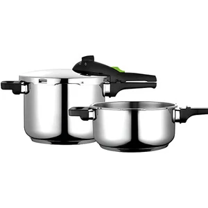Olla a Presión 6 + 4 Litros, Inducción, Acero Inox. 18/10, 2 Niveles de Presión - Imagen 1 de 11