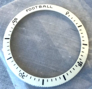 Zodiac Swiss Formula White Football Bezel - Picture 1 of 2