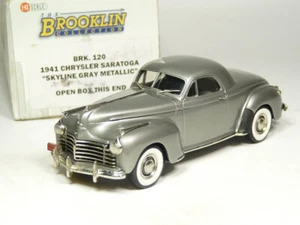Brooklin BRK120 1/43 1941 Chrysler Saratoga Handmade White Metal Scale Model Car - Picture 1 of 2