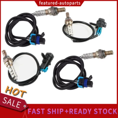 Set of 4 Oxygen Sensor For 2007 Cadillac Escalade ESV EXT 6.2L GMC Yukon XL 1500 - Image 1 of 4
