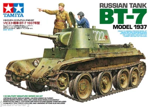 Tamiya 35327 1/35 Scale Model Kit WWII Russian Light Cavalry Tank BT-7 1937 - Picture 1 of 3