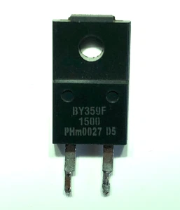 BY359F-1500 Fast damper diode 1500V 15,7A TO-220F Genuine Philips part x 1 pcs - Picture 1 of 1