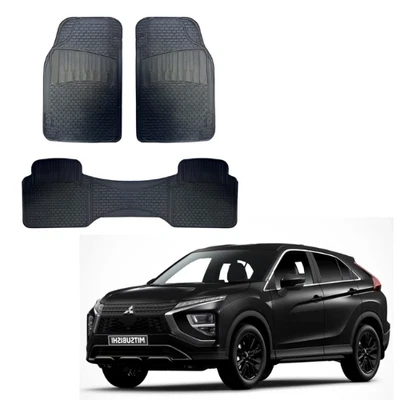 Alfombrillas de goma para todos los coches Mitsubishi 3 piezas protector contra la intemperie completo Foto 1 de 4