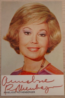 Autogramm deutsche Opern und Operettensängerin Anneliese Rothenberger (124843) - Bild 1 von 3