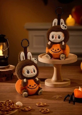 Happy Halloween Party Series - Sitting Pumpkin Vinyl Plush Pendant Authentic - Image 1 of 4