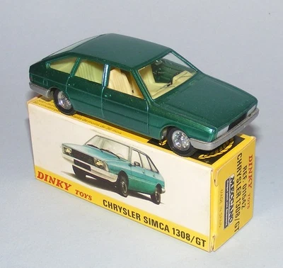 FRENCH DINKY #011542 SIMCA 1308GT CHRYSLER ALPINE VINTAGE 1970's NEAR MINT BOXED - Image 1 of 4