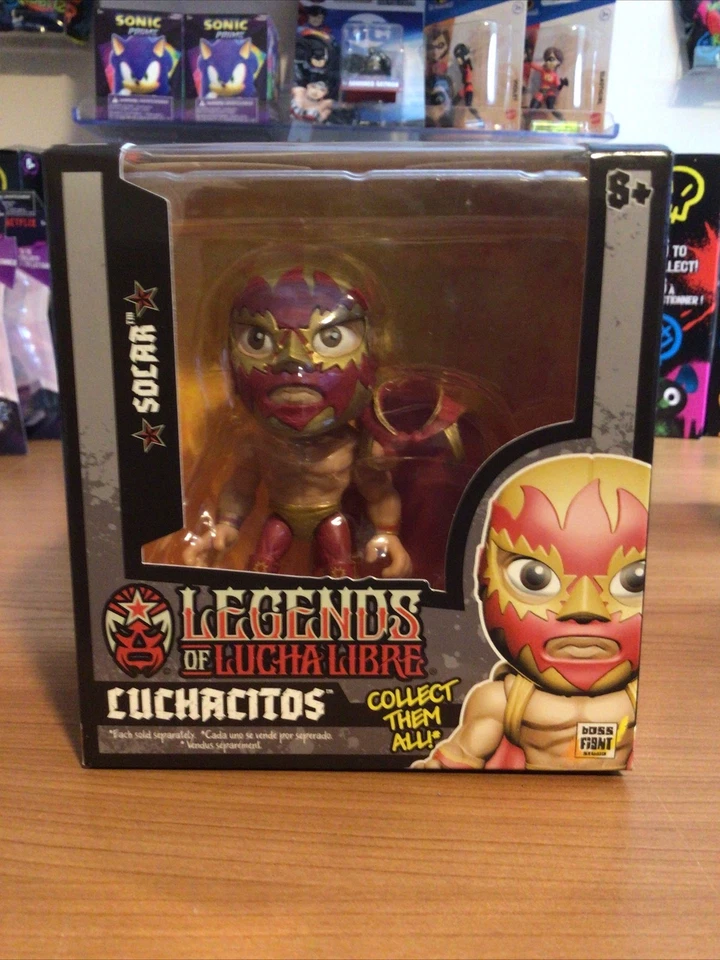 Solar Luchacitos Figure WWE AEW WWF WCW ECW Lucha Libre - Image 1 of 4