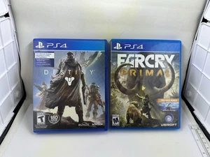 Juegos PS4 USADOS EN EXCELENTE ESTADO Destiny Sony y FarCry Primal Far Cry PlayStation 4 envío rápido - Imagen 1 de 3