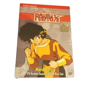 Ranma 1/2 Hard Battle TV Anime Season 3 DVD 5 Disc Box Set 24 Episodes - Foto 1 di 3