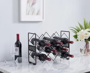 Muebles Marca Kings - Encimera Almacenamiento de Vino Portabotellas, Estaño - Imagen 1 de 4