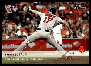 2018 Topps Now Nathan Eovaldi Boston Red Sox #913 - Imagen 1 de 2