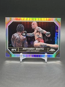 2024 Topps Chrome UFC Trading Card Silver Refractor #19 Anthony Smith - Picture 1 of 2