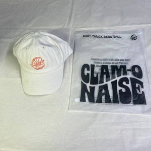 Clam O Naise Hat Mens Adjustable Snapback Beige Casual Creamy Cap Funny Humor - Picture 1 of 6