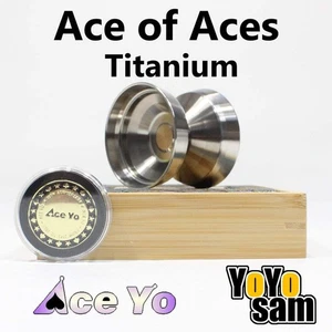 Ace Yo Ace of Aces Titanium Yo-Yo - Titan mit Edelstahlfelge - Bi-Metall - Bild 1 von 4