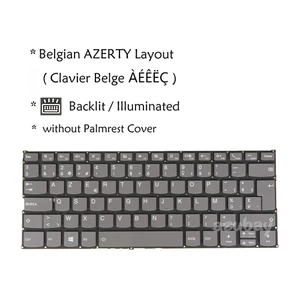 Belgian Keyboard For Lenovo Yoga C640-13IML (LTE) C740-14IML 82XL 81TC Backlit - Picture 1 of 7