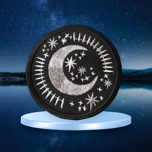 Toppa Ricamo Luna Celeste - 3,91" x 3,91" - Ferro su - Foto 1 di 1