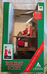 Vtg 1993 Holiday Creations Charles Dickens Scrooge Musical & Lighted Scene - Picture 1 of 4