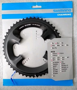 Shimano 105 FC-5800 chainring, 50T-MS for 50-34T, Black Road Cx Bike Ring z663 - Picture 1 of 5