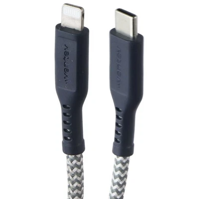 Ventev (6-Foot) USB-C to 8-Pin Braided High-Speed Cable - Black/Gray - Image 1 of 4