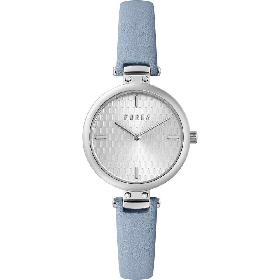 Orologio Donna FURLA NEW PIN WW00018001L1 Vera Pelle Celeste - Immagine 1 di 1