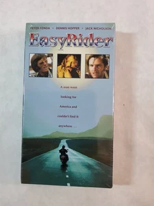 Easy Rider VHS Jack Nicholson Dennis Hopper Peter Fonda New Sealed Watermarks - Picture 1 of 4