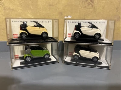 BUSCH AUTOMODELLE 1/87 LOTTO SMART - Immagine 1 di 3
