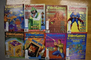 Video Games & Computer Entertainment Magazine 6 Issues Royal Rumble, Superman - Picture 1 of 1