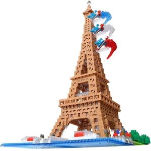 Nanoblock 22442 Eiffel Tower Banks of Seine Deluxe Edition Nanoblock - Picture 1 of 1