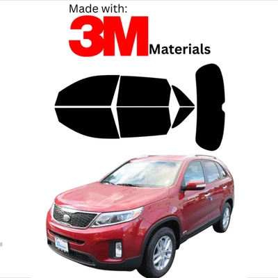Kit de tinte de ventana precortado para Kia Sorento 11-15 color estable cerámica hecho con 3M Foto 1 de 4