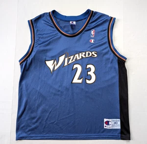 Vintage Michael Jordan Jersey Mens Medium Washington Wizards Champion Size 40 - Picture 1 of 9
