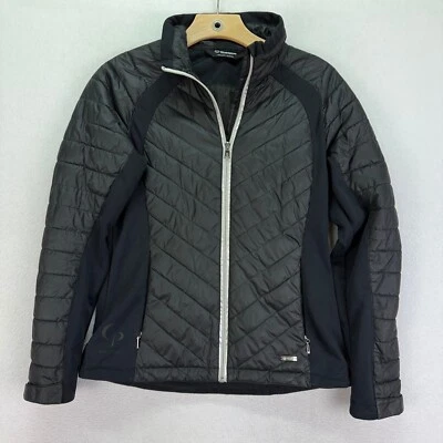Sunice Puffer Jacket Lightweight Quilted Full Zip Athletic Black Small - Image 1 of 4