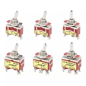 Toggle Switch ON/OFF Heavy Duty E-TEN 15A 250V 2 Terminal Car Boat Waterproof - Picture 1 of 29