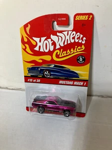 Hot Wheels Classics Mustang Mach I #15 of 30 Series 2 Hot Pink - Picture 1 of 5