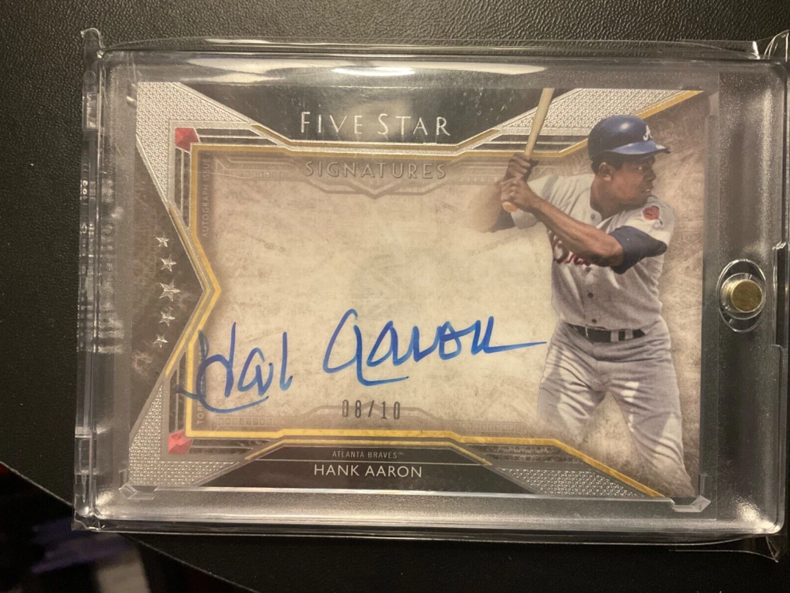 2018 Topps Five Star Hank Aaron Auto #8/10