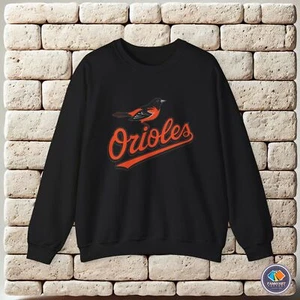 Baltimore Orioles Baseball Club Logo Unisex Sweatshirt - Picture 1 of 34