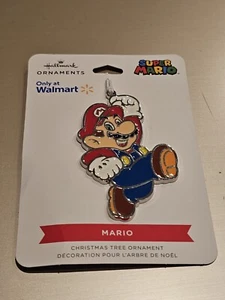 NINTENDO HALLMARK SUPER MARIO METAL ENAMEL HANGING CHRISTMAS TREE ORNAMENT - Picture 1 of 2