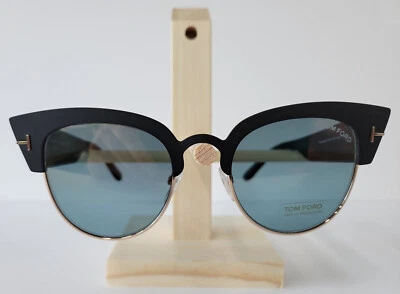 Gafas de sol Tom Ford TF-607 Alexandra negras doradas 05X auténticas nuevas Foto 1 de 3