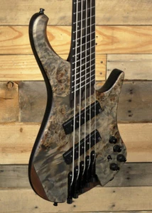 Ibanez EHB1505MS Multi-Scale 5-String Bass Black Ice Flat w/ Gigbag - Picture 1 of 9