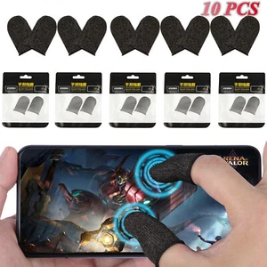 10 PIEZAS Guantes para Dedos a Prueba de Sudor para Juegos Móviles Pantalla Táctil Pulgares Mangas para Dedos - Imagen 1 de 11