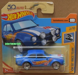 Hot Wheels 2018 50TH Course Équipe ’70 Ford Escort RS1600 Tampo Erreur Courte - Picture 1 of 3