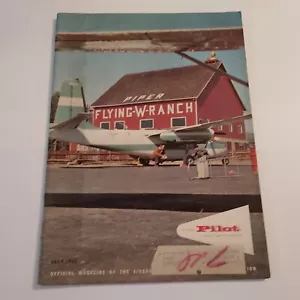 Vintage AOPA Pilot July 1962 Magazine Airplanes Aircraft - Imagen 1 de 6