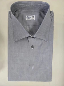 $450 Finamore Napoli shirt exclusively for de Corato NYC Size 18 Neck - Picture 1 of 20