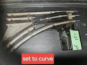VINTAGE LEFT TURNOUT, MANUAL, O GUAGE - Picture 1 of 3