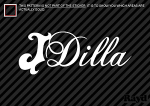 (2) J DILLA Sticker Decal Die Cut hip hop jay dee