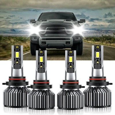 For Ram 2500 2016-2018 LED Headlight Bulb High/Low Beam Kit Super Bright White - Image 1 of 4