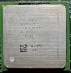 CPU INTEL Pentium 4 3.20GHZ / 1M/800 SL7B8 - Foto 1 di 2