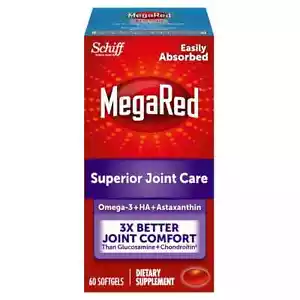 Schiff MegaRed Superior Joint Care, 60 cápsulas blandas - Imagen 1 de 4