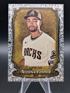 2024 Topps Allen & Ginter - JORDAN LAWLAR -  SILVER FOIL Filigree  - Picture 1 of 2